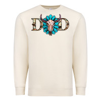 Sandshell western dad with gemstone and skull Premium Sweatshirt - RanaPortraitStore