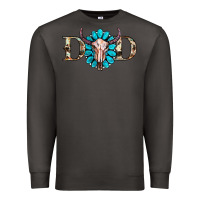Smoke western dad with gemstone and skull Premium Sweatshirt - RanaPortraitStore