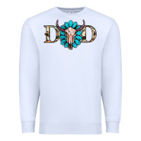 White western dad with gemstone and skull Premium Sweatshirt - RanaPortraitStore