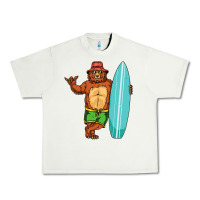 Pistachio surfing premium Urban Heavy Tee - linhVisuals