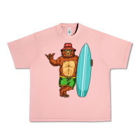 Salmon surfing premium Urban Heavy Tee - linhVisuals