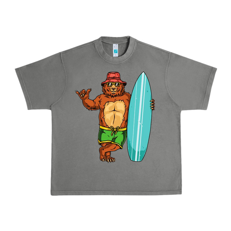 Surfing Premium Urban Heavy Tee by linhVisuals | Teevron