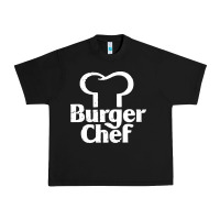Black vintage burger chef classic Urban Heavy Tee - linhVisuals
