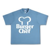 Pebble Blue vintage burger chef classic Urban Heavy Tee - linhVisuals