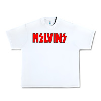 White melvins vocalis Urban Heavy Tee - linhVisuals