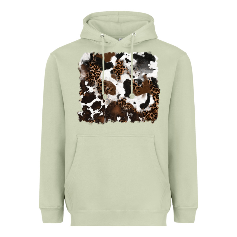 Leopard Cowhide Background Heavyweight Hoodie by RanaPortraitStore | Teevron