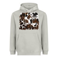 Moon Dust leopard cowhide background Heavyweight Hoodie - RanaPortraitStore