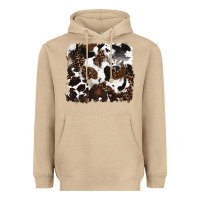 Mushroom leopard cowhide background Heavyweight Hoodie - RanaPortraitStore