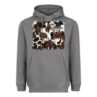 Storm leopard cowhide background Heavyweight Hoodie - RanaPortraitStore