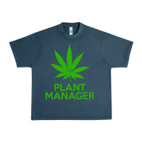 Midnight Navy plant manager weed pot cannabis flippin sweet gear transparent copy Urban Heavy Tee - linhVisuals