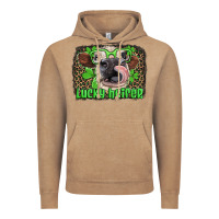 Vintage Coffee lucky heifer with glasses st patricks Vintage Hoodie - Artiststas