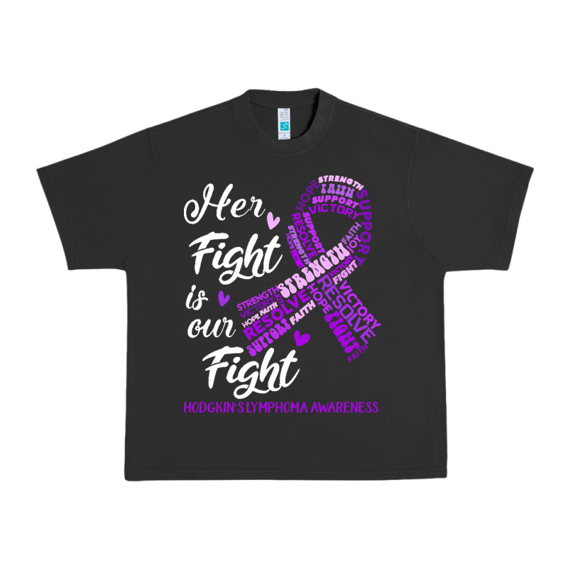 Hodgkins Lymphoma Awareness T  Shirt Hodgkin's Lymphoma Awareness Her Urban Heavy Tee by linhVisuals | Teevron
