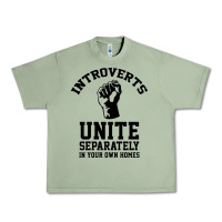 Oil Green introverts unite Urban Heavy Tee - linhVisuals