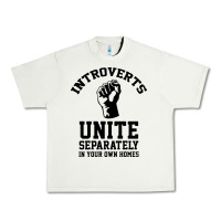 Introverts Unite Urban Heavy Tee | Teevron