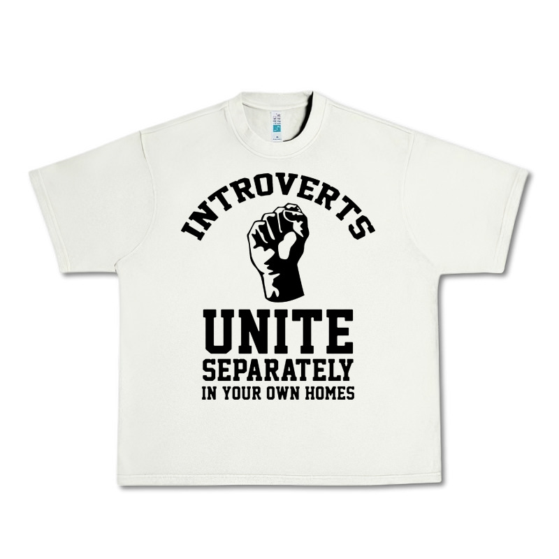 Introverts Unite Urban Heavy Tee by linhVisuals | Teevron