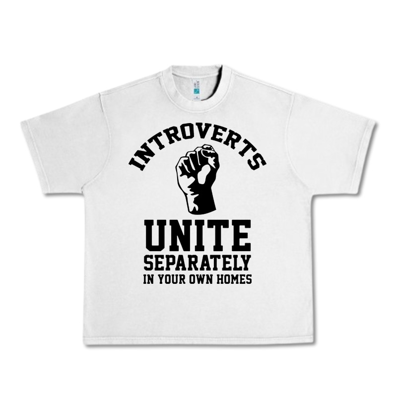 Introverts Unite Urban Heavy Tee by linhVisuals | Teevron