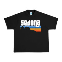 Black cute retro i love sedona arizona desert sunset az t shirt Urban Heavy Tee - linhVisuals