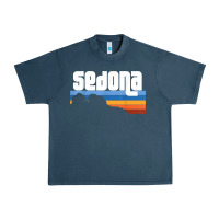 Midnight Navy cute retro i love sedona arizona desert sunset az t shirt Urban Heavy Tee - linhVisuals