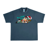 Midnight Navy merry christmas y'all kentucky Urban Heavy Tee - CowhideDigitalArt