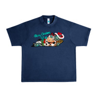 Navy merry christmas y'all kentucky Urban Heavy Tee - CowhideDigitalArt