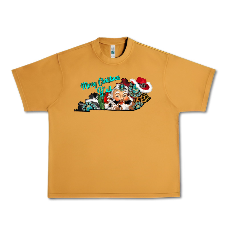 Merry Christmas Y'all Kentucky Urban Heavy Tee by CowhideDigitalArt | Teevron