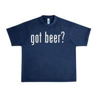 Navy beer Urban Heavy Tee - linhVisuals