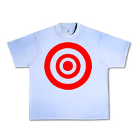 Grape Ice bullseye target Urban Heavy Tee - linhVisuals