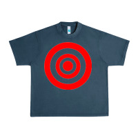 Midnight Navy bullseye target Urban Heavy Tee - linhVisuals