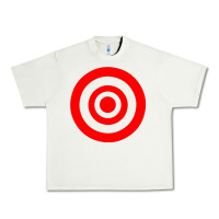 Pistachio bullseye target Urban Heavy Tee - linhVisuals
