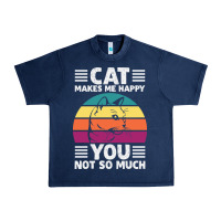 Navy Funny Cat Lover Sarcastic Cat Memes Urban Heavy Tee - linhVisuals