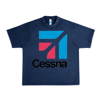 Navy cessnas Urban Heavy Tee - linhVisuals