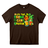 Chocolate Brown Let the shenanigans begin St. Patrick's Day Heavy Core Tee - FaDigitalArtStudio