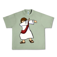 Oil Green dabbing jesus christian dab dance Urban Heavy Tee - linhVisuals