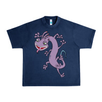Navy randall monsters Urban Heavy Tee - linhVisuals