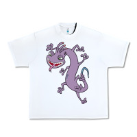 White randall monsters Urban Heavy Tee - linhVisuals