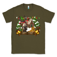 Army Green christmas donkey candy house Classic Tee - BarkalooDesign