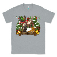 Heather Grey christmas donkey candy house Classic Tee - BarkalooDesign
