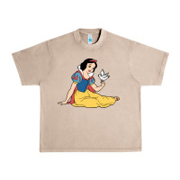 French Oak snow white Urban Heavy Tee - linhVisuals