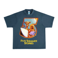 Midnight Navy five 5 summer stories t shirt Urban Heavy Tee - linhVisuals