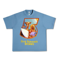 Pebble Blue five 5 summer stories t shirt Urban Heavy Tee - linhVisuals
