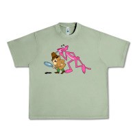 Oil Green the pink panther Urban Heavy Tee - linhVisuals