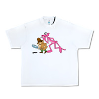 White the pink panther Urban Heavy Tee - linhVisuals