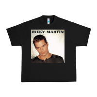 Black ricky martin   ricky martin Urban Heavy Tee - linhVisuals