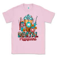 Bubblegum Pink Dental Assistant Dentist Frappe Classic Tee - FaDigitalArtStudio