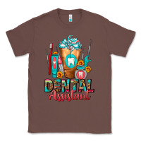 Chestnut Dental Assistant Dentist Frappe Classic Tee - FaDigitalArtStudio