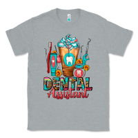 Heather Grey Dental Assistant Dentist Frappe Classic Tee - FaDigitalArtStudio