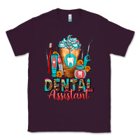 Plum Dental Assistant Dentist Frappe Classic Tee - FaDigitalArtStudio