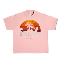 Salmon jekyll island beach georgia ga palms vacation surf sundown tank top Urban Heavy Tee - linhVisuals
