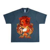 Midnight Navy set your heart ablaze Urban Heavy Tee - linhVisuals