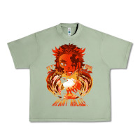 Oil Green set your heart ablaze Urban Heavy Tee - linhVisuals